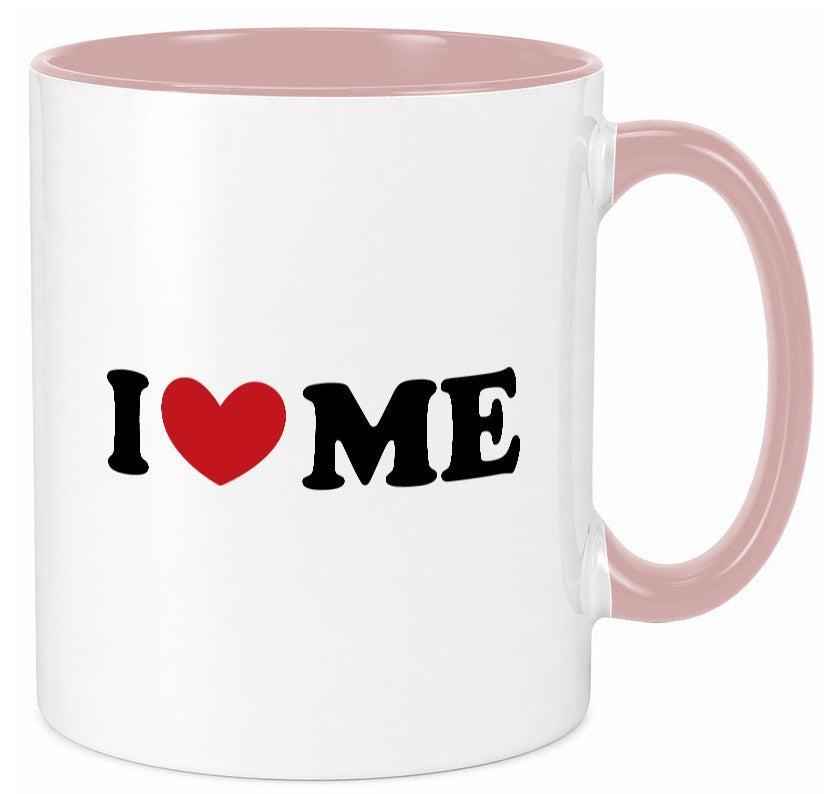 I love me vl8 Geschenk Humor Geschenkidee lustiger Spruch Tasse