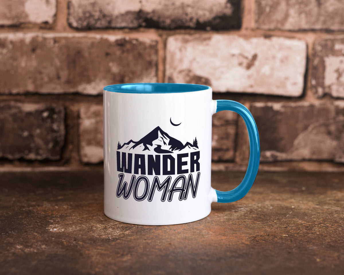 Wander Woman | Frauen Tasse Wanderer Bergsteigen lustig Familie Geschenkidee