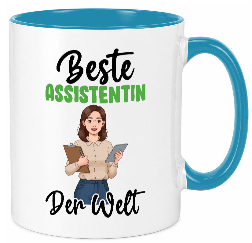 Beste Assistentin | Assistenz Hilfskraft v2 Geschenkidee Humor Tasse