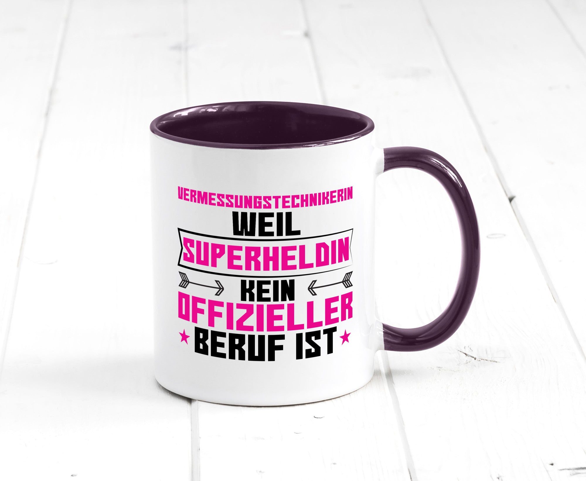 Superheldin Vermessungstechnikerin | Techniker Humor Geschenkidee Tasse