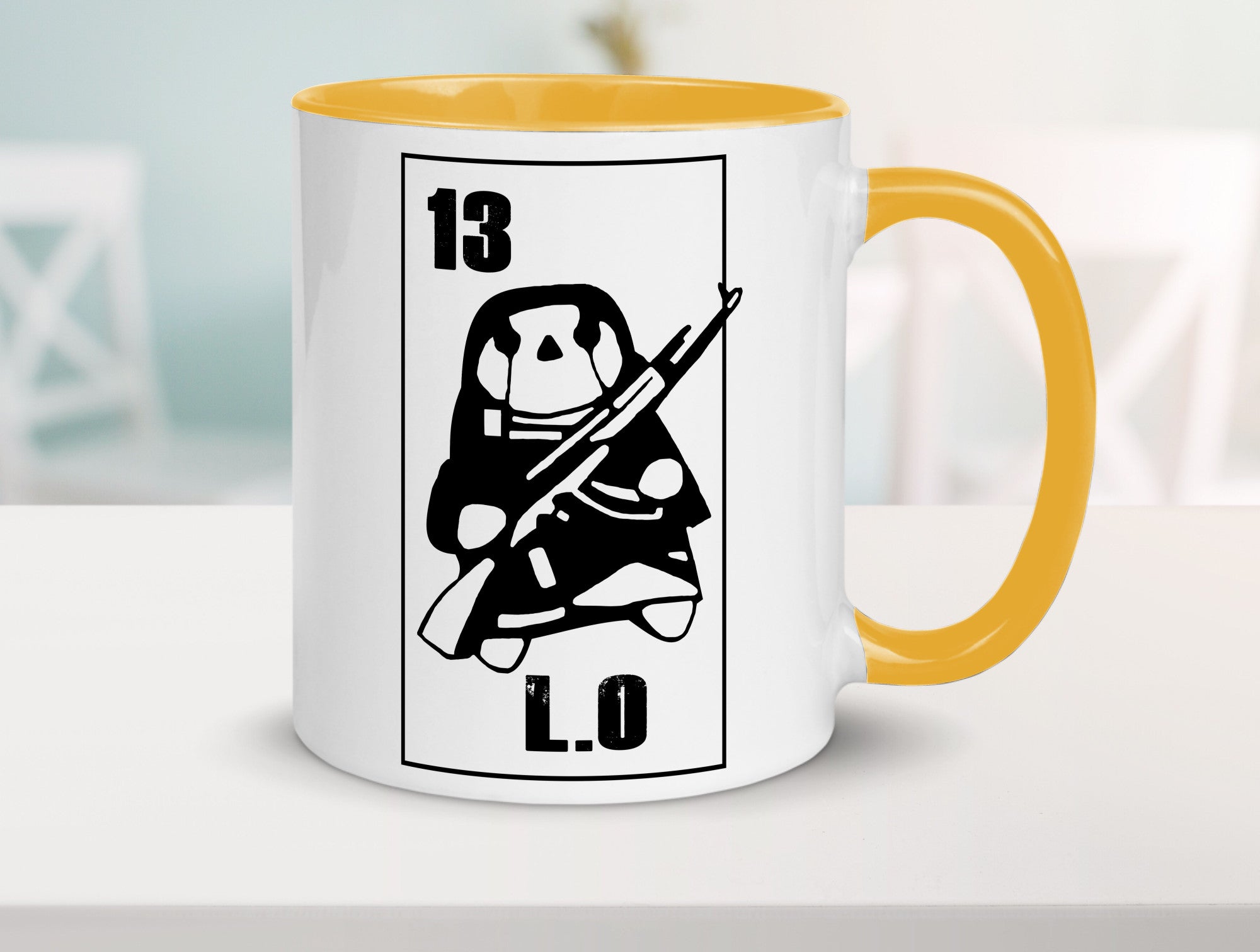 13 L.O lustiger Spruch Geschenk Humor Geschenkidee Tasse