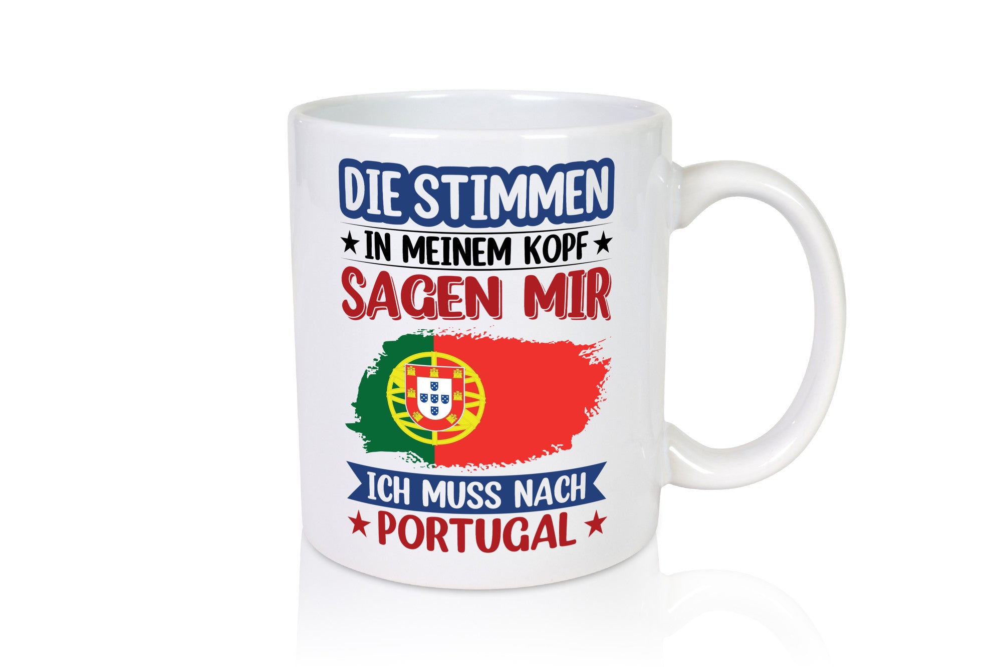 Portugal | Urlaub Stimmen in meinem Kopf Traumland v2 Geschenk Humor