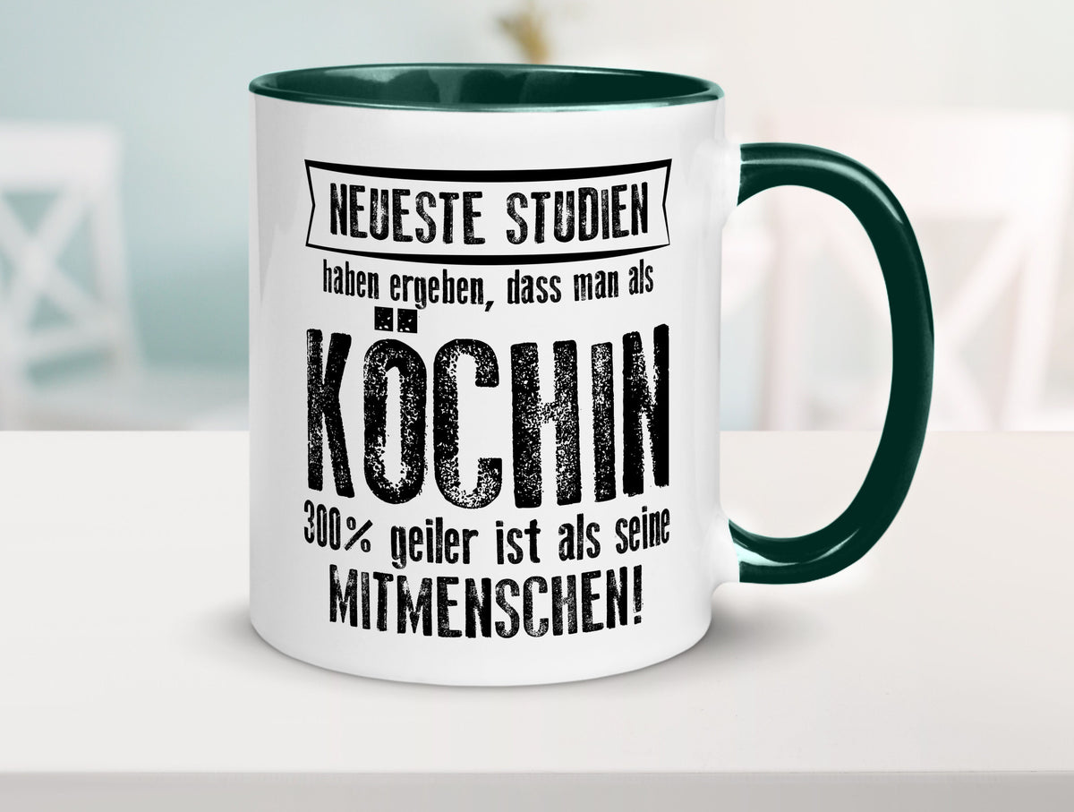Neuste Studien: Köchin | Chefköchin Chefkoch Geschenk Arbeit Kollegen Büro Tasse