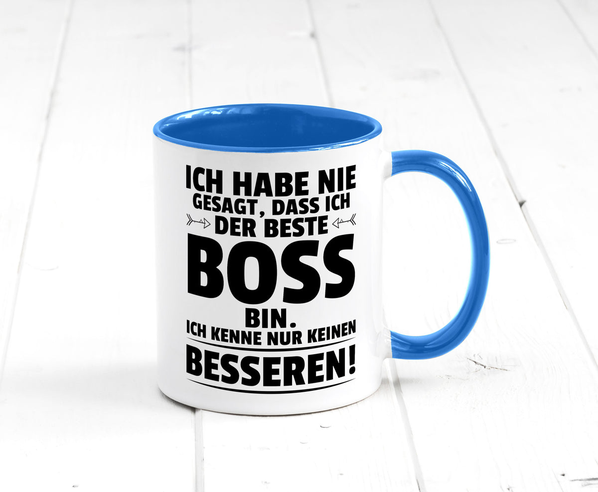 Der Beste Boss | Führungskraft Vorgesetzter lustiger Spruch Geschenk Humor Tasse