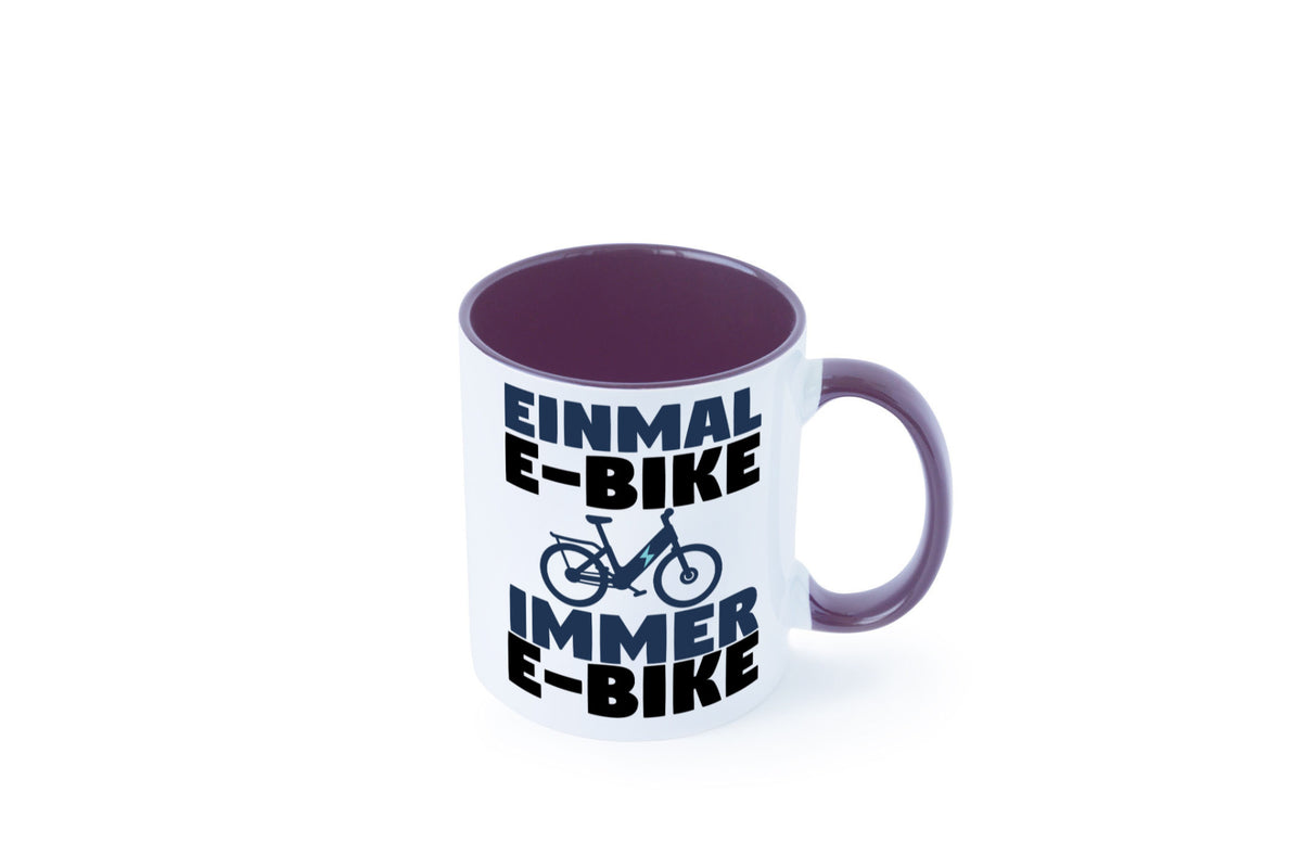 E-Bike Fahrer | Radfahrer Tasse Fahrrad Elektrorad lustiger Spruch Geschenk