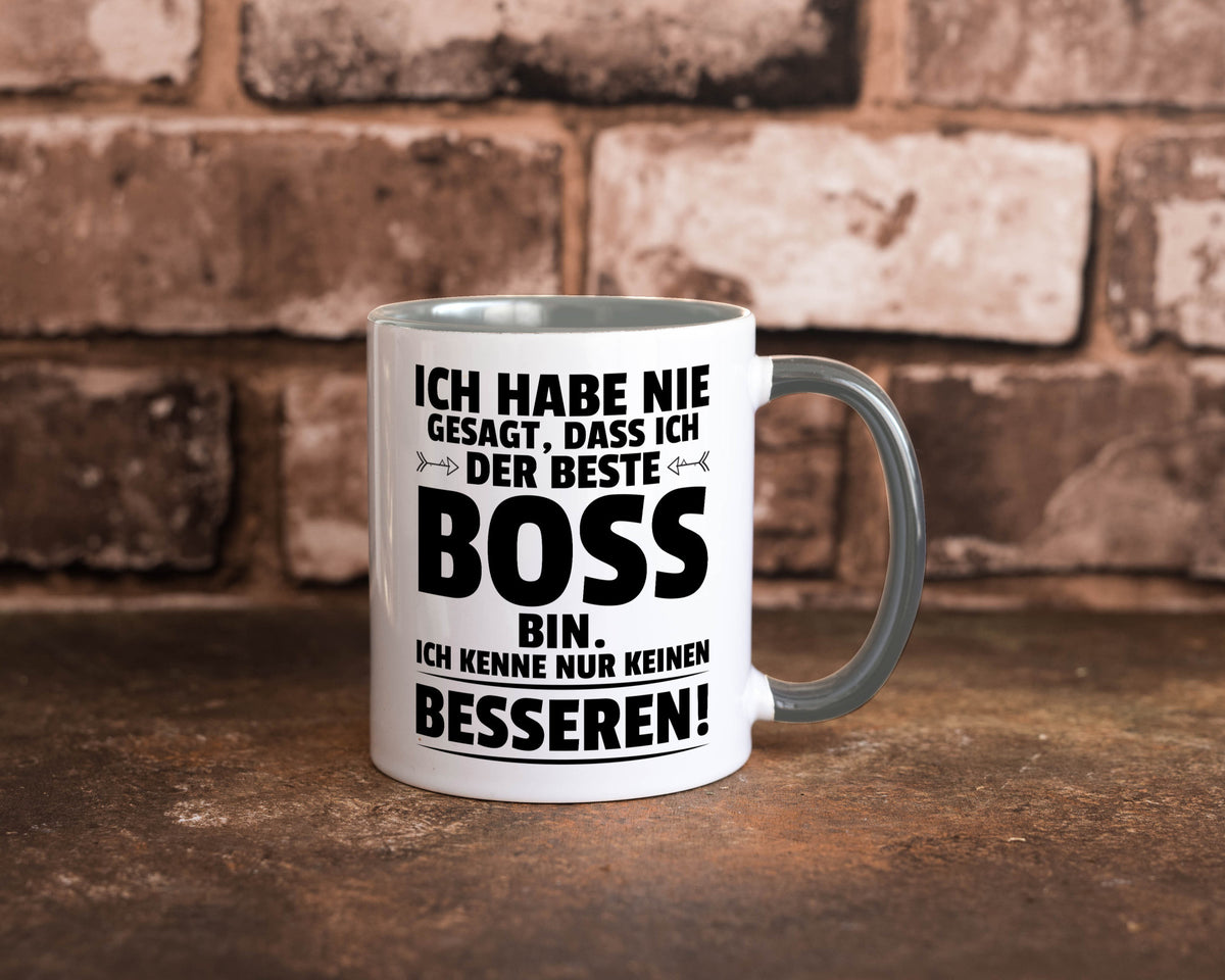Der Beste Boss | Führungskraft Vorgesetzter lustiger Spruch Geschenk Humor Tasse