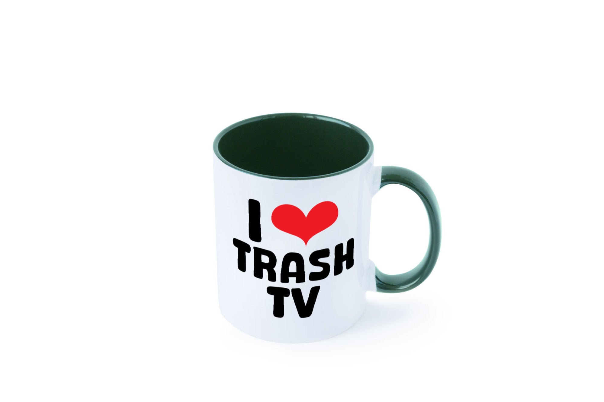 I love Trash TV | v2 lustig Humor Geschenkidee Geschenk Tasse