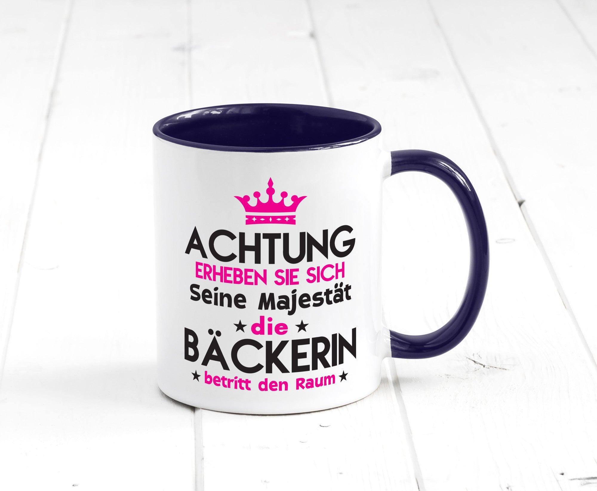 Seine Majestät Bäckerin | Bäckerei Frauen Backen Humor Geschenkidee Tasse