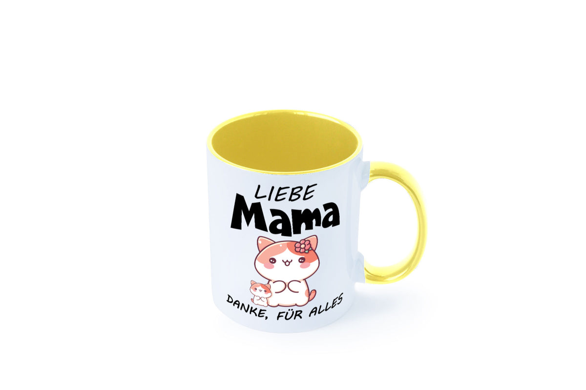 Liebe Mama Danke, für alles | Muttertag Beste Geschenk Familie Geschenkidee Tasse