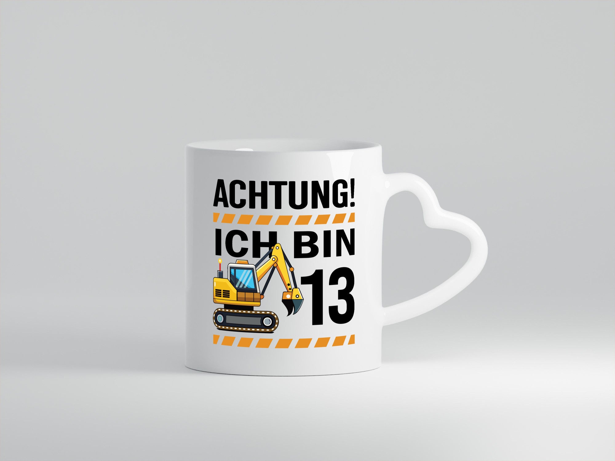 13 Geburtstag Ich bin | Bagger Junge Humor Geschenkidee Tasse