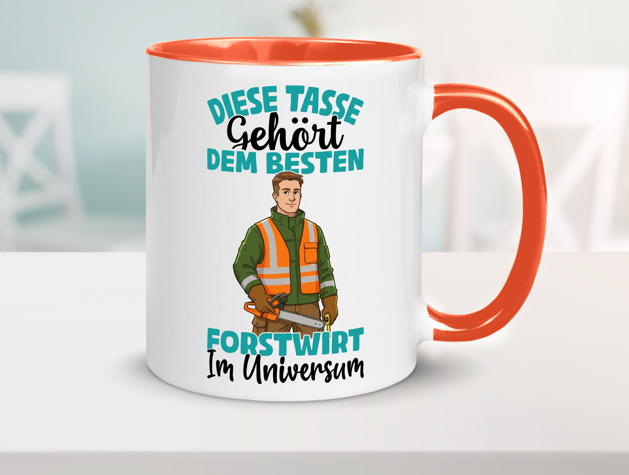 Im Universum: Forstwirt | Waldarbeiter lustig Arbeit Kollegen Büro Geschenk