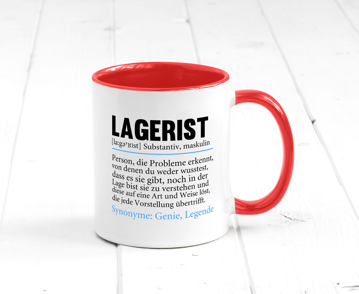Lagerist | Spruch Beruf Lageristen Lager Arbeiter lustiger Geschenk Arbeit Tasse