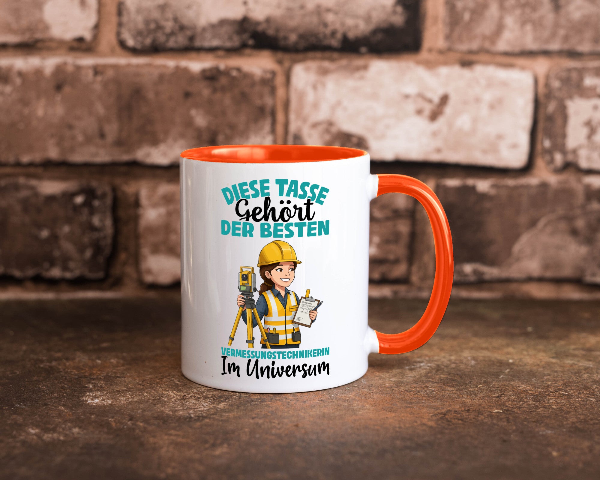 Im Universum: Vermessungstechnikerin | Techniker lustiger Spruch Geschenk Humor