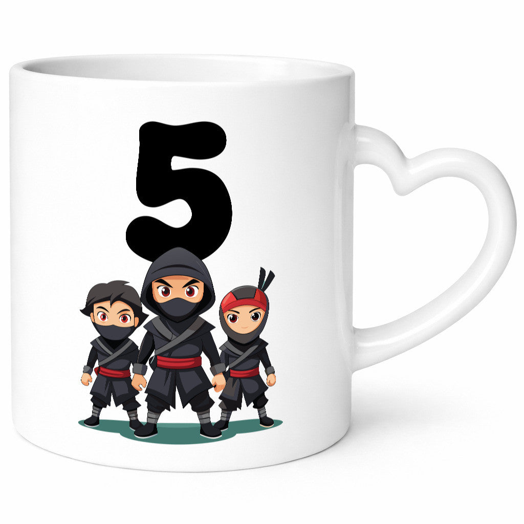 5. Geburtstag | 5 Jahre Ninja Humor Geschenkidee Tasse