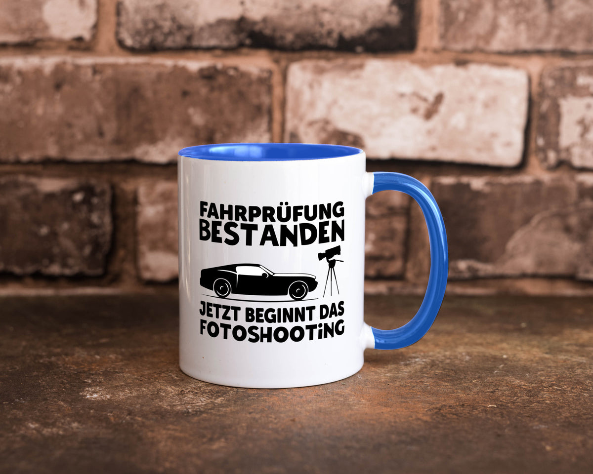 Fahrprüfung bestanden | Autofahren Führerschein Geschenk Humor Geschenkidee Tasse