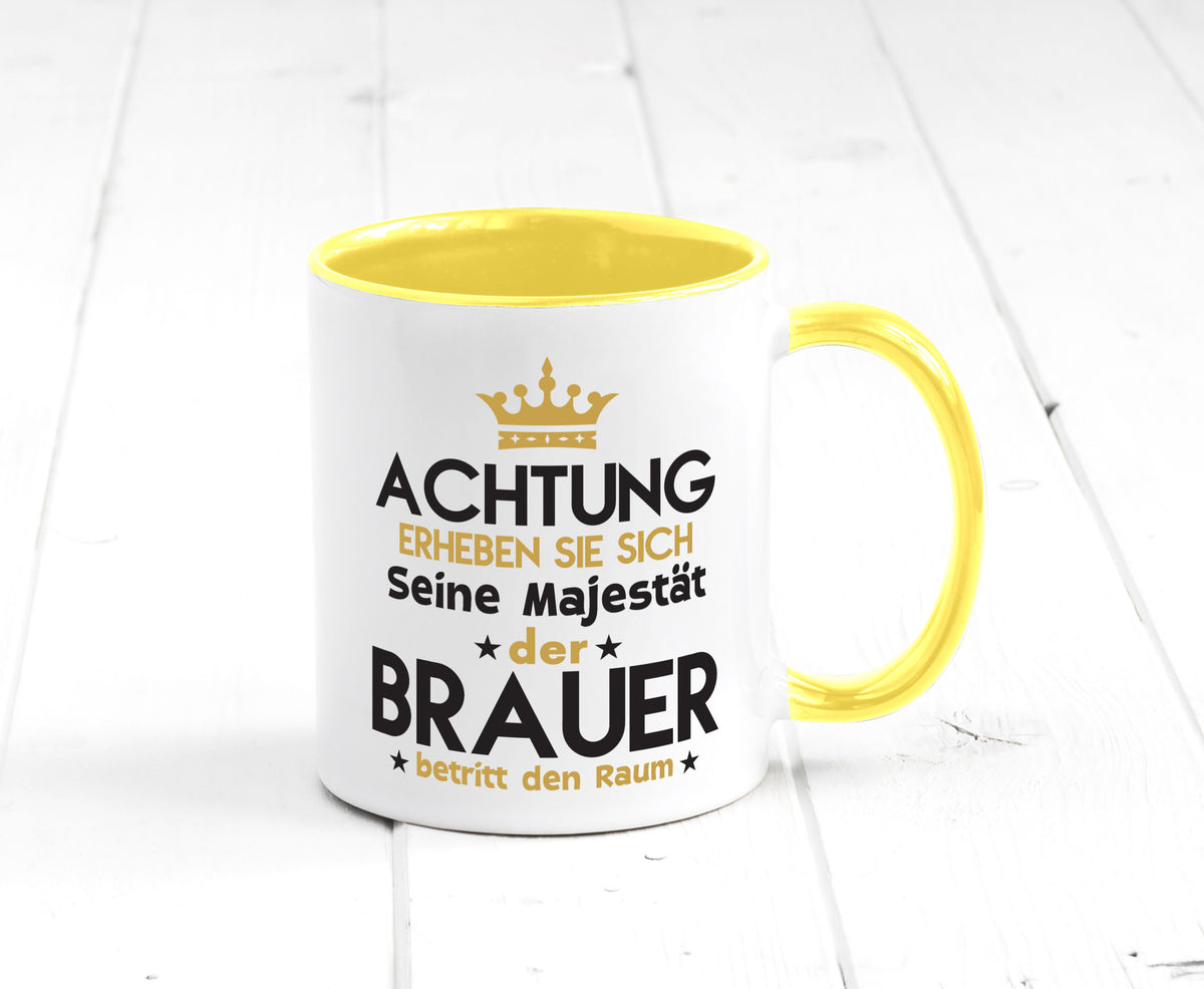 Seine Majestät Brauer | Bier Brauerei Humor Geschenkidee Tasse