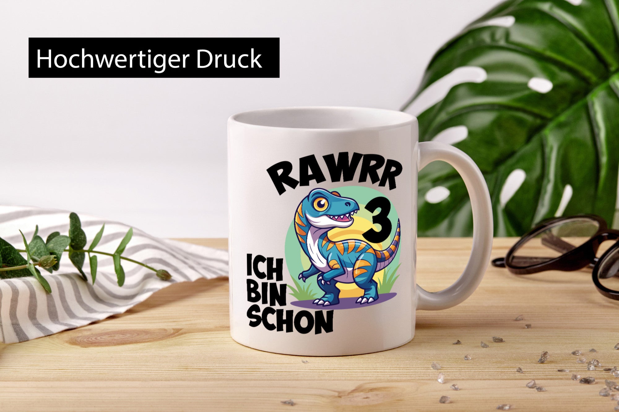 Rawwww ich bin schon 3 | 3. Geburtstag Jähriger Geschenkidee Humor Tasse