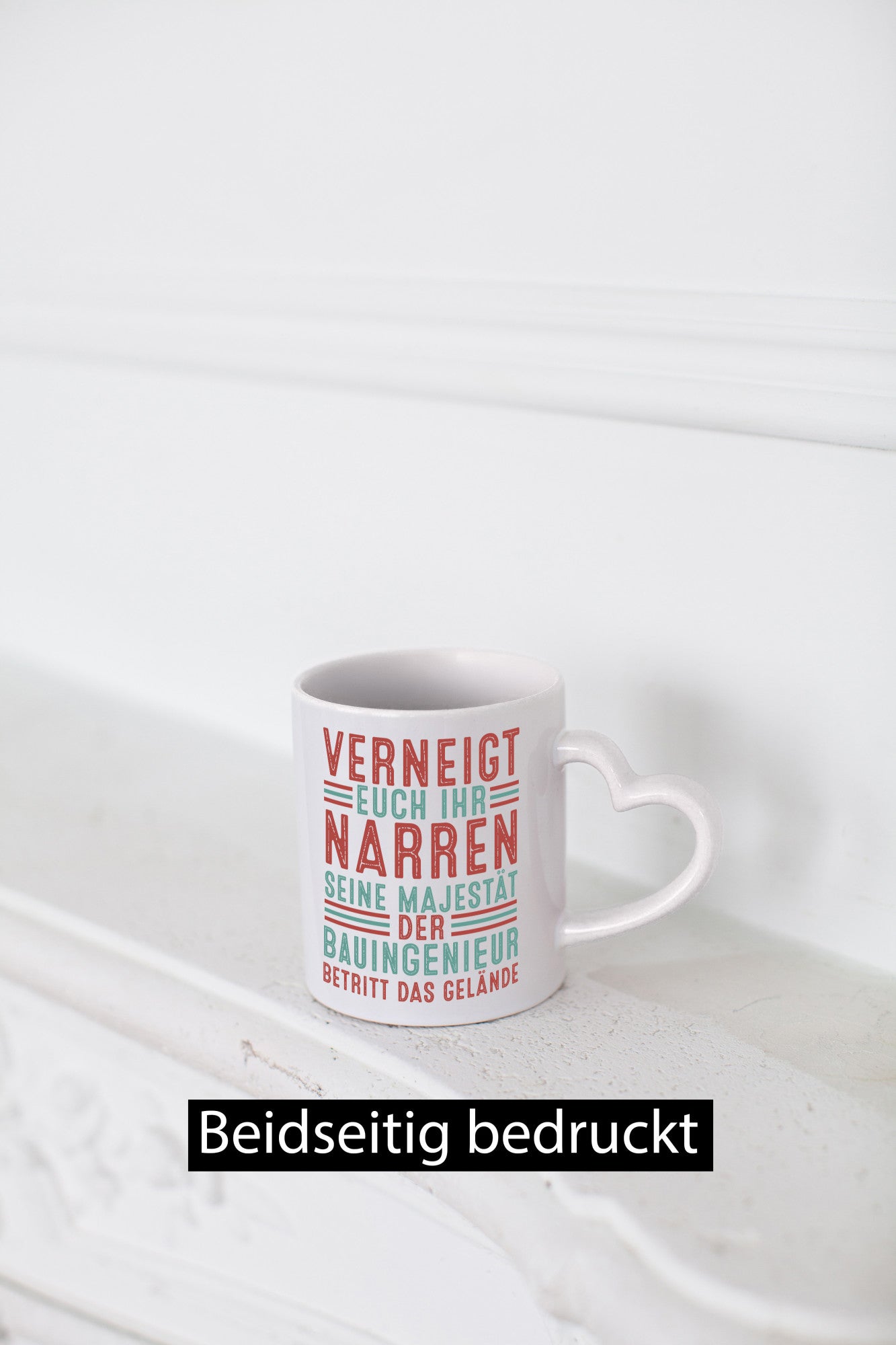 Verneigt euch: Bauingenieur | Ingenieur Geschenkidee Humor Tasse