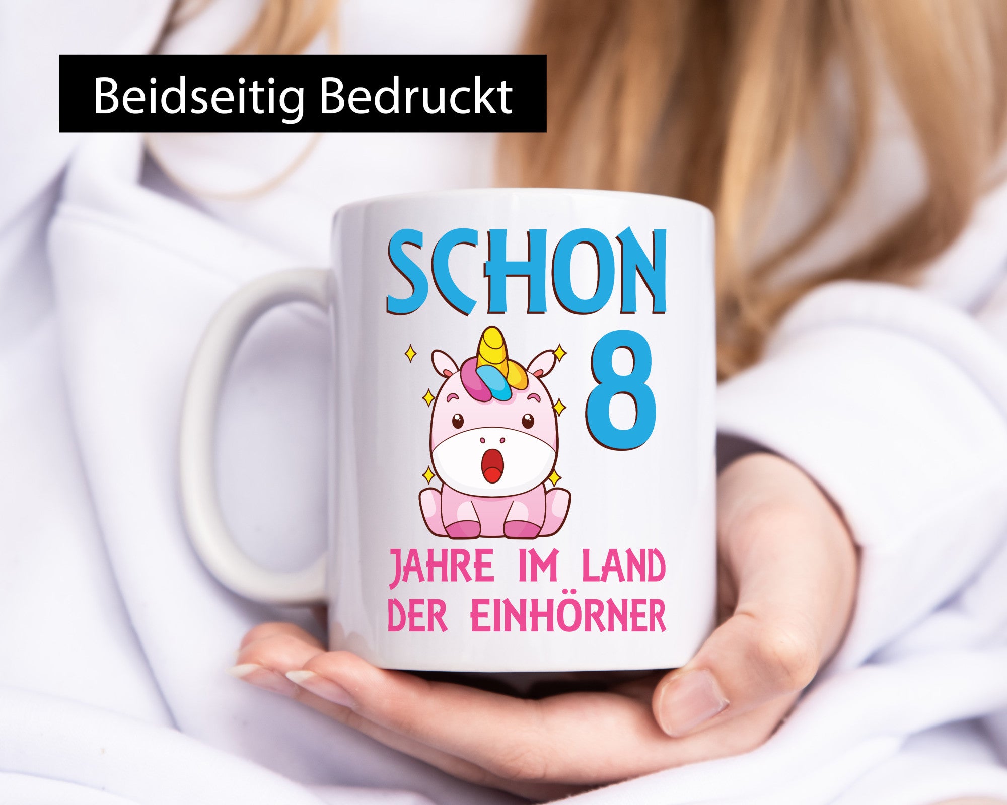 Schon 8 Jahre im Land der Einhörner | Einhorn lustig Humor Geschenkidee