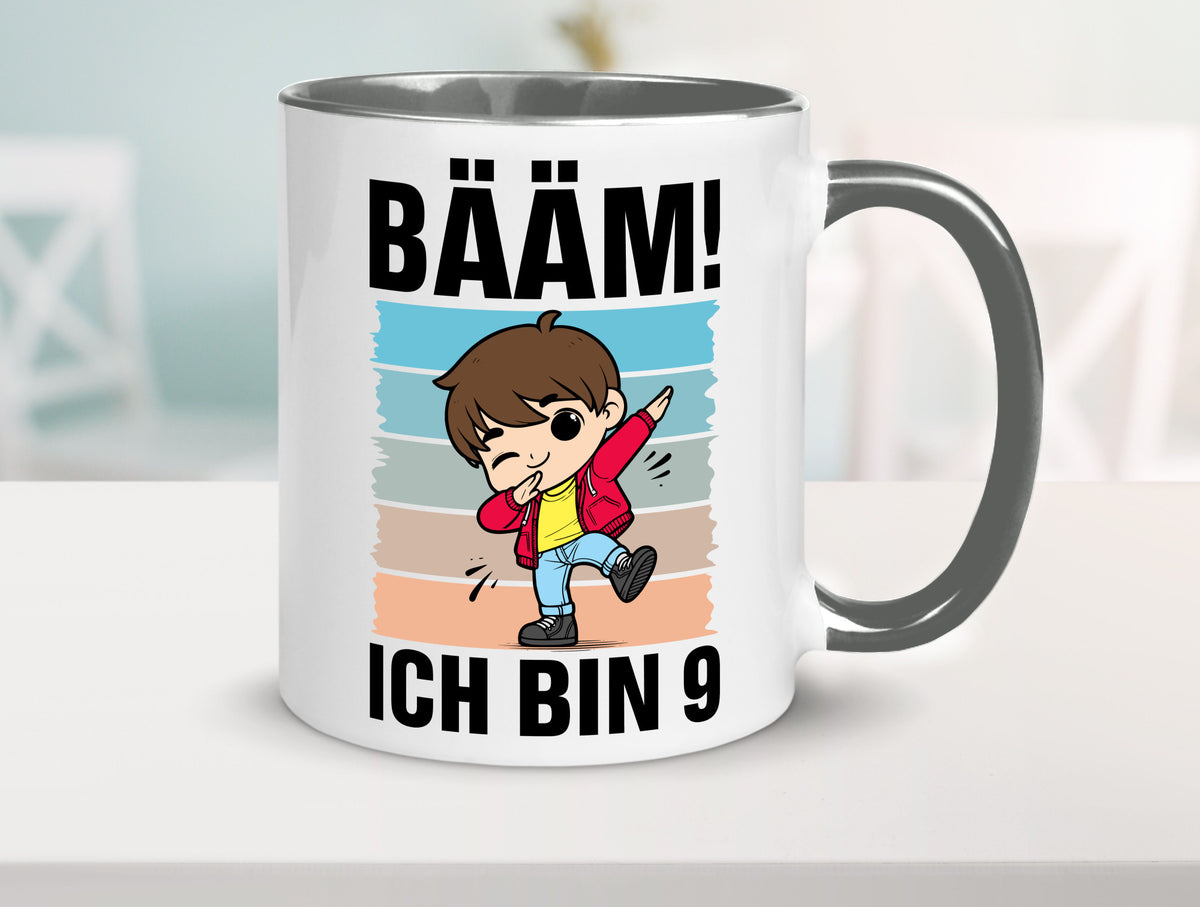 9. Geburtstag | Ich bin 9 Jahre Bäääm Dabbing Kind lustig Geschenkidee Geschenk Tasse