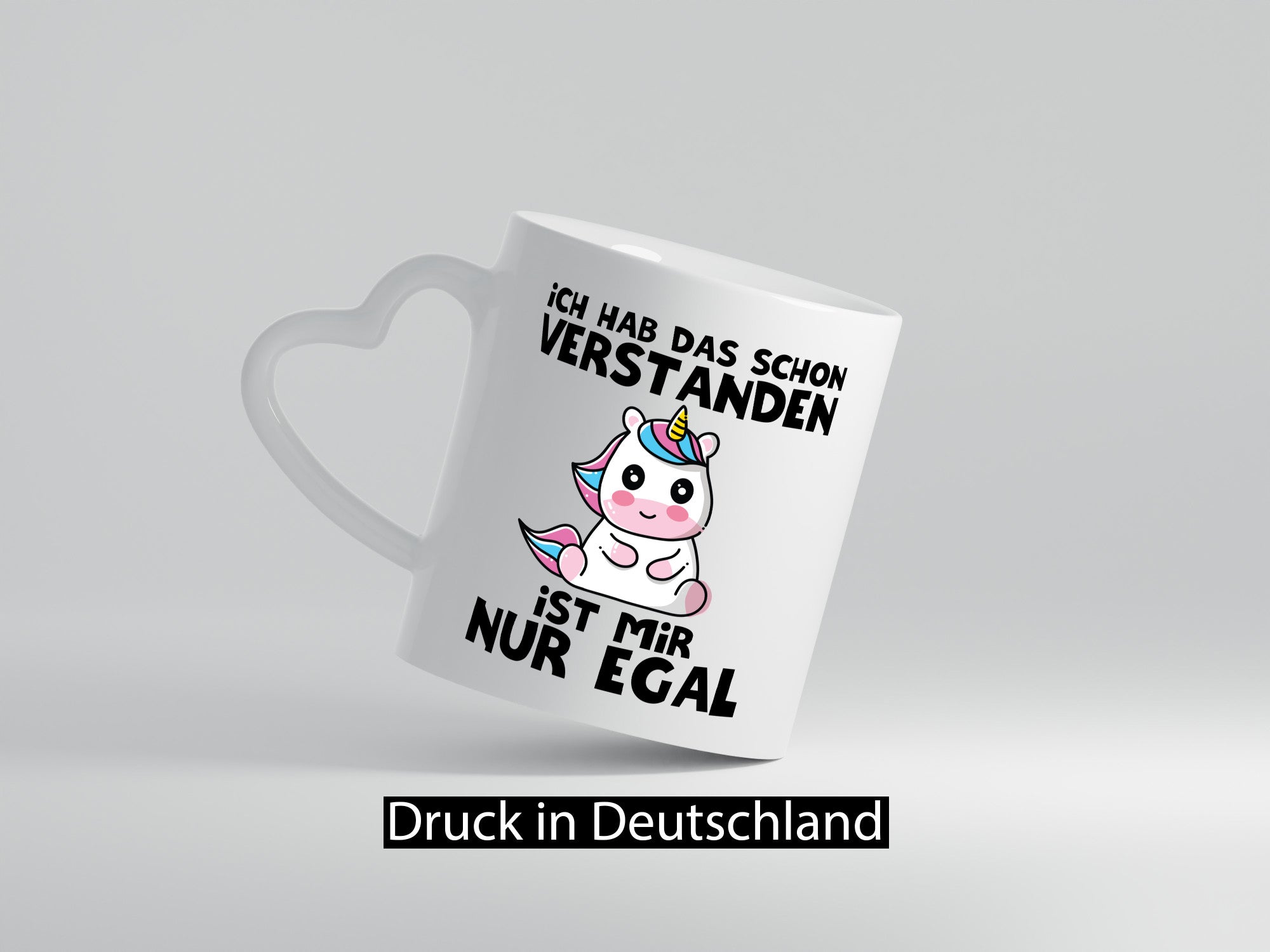 Habs verstanden ist mir nur egal | Einhorn lustiger Spruch Geschenk Humor