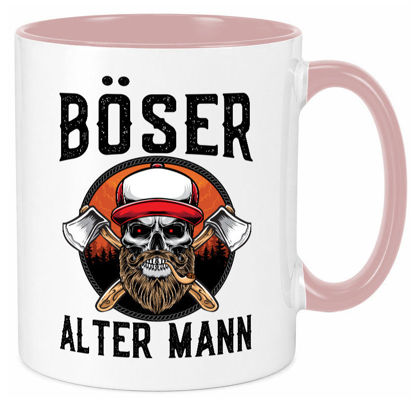 Böser alter Mann Humor Geschenkidee Tasse
