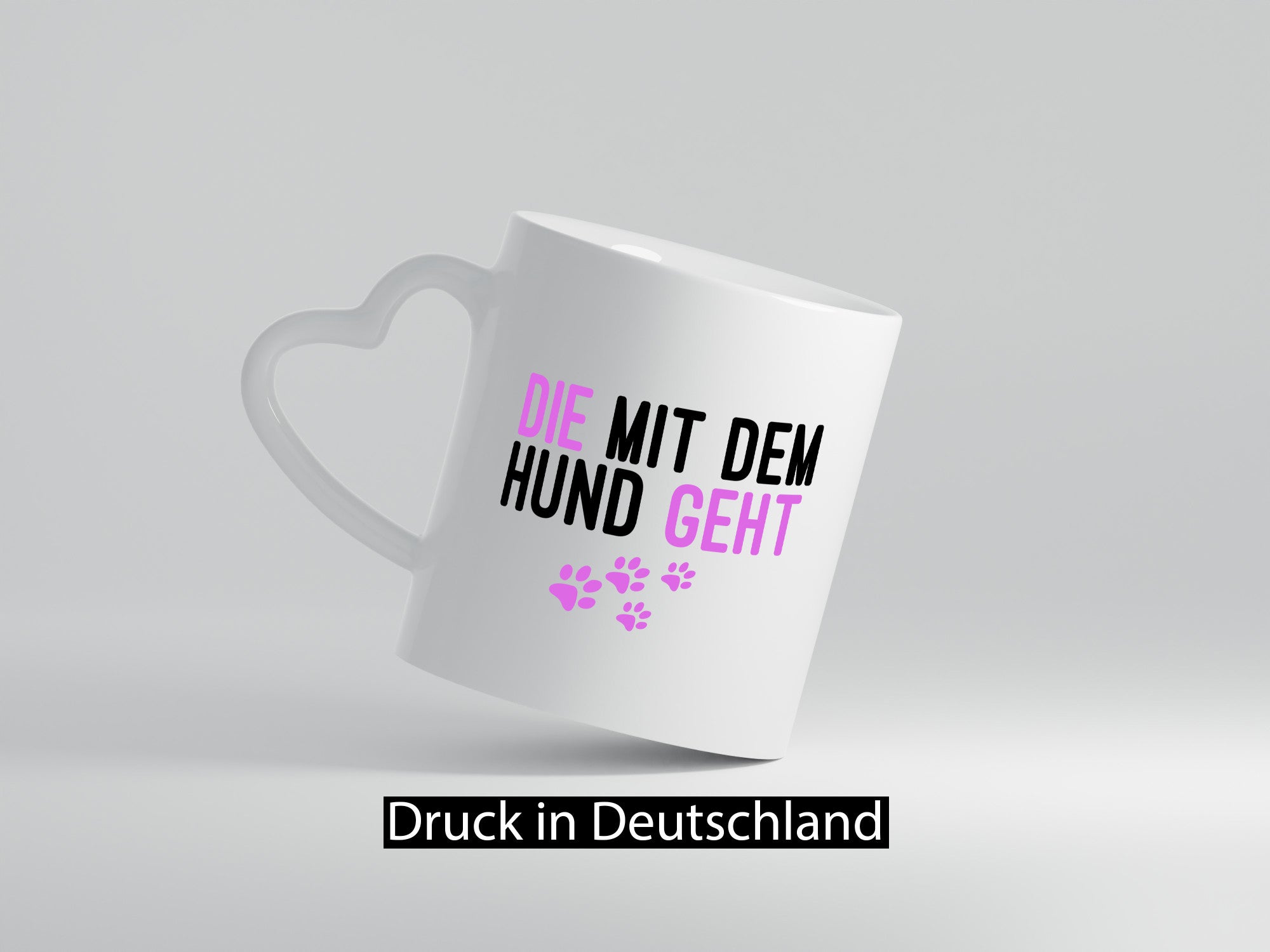 Die mit dem Hund geht | Hundeliebhaber Pfoten Tierliebe Geschenk Tierliebhaber