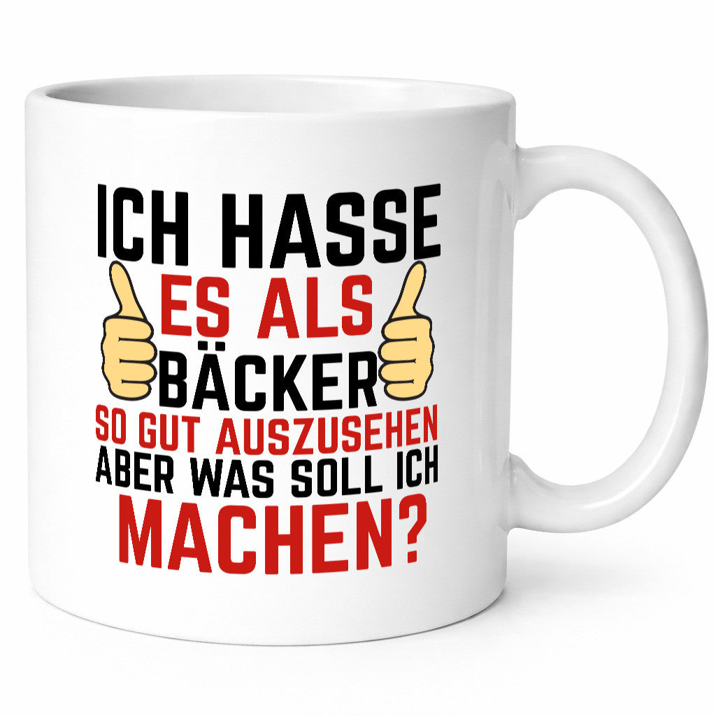 Als Bäcker so gut auszusehen | Bäckerrei Geschenk Humor Geschenkidee lustiger