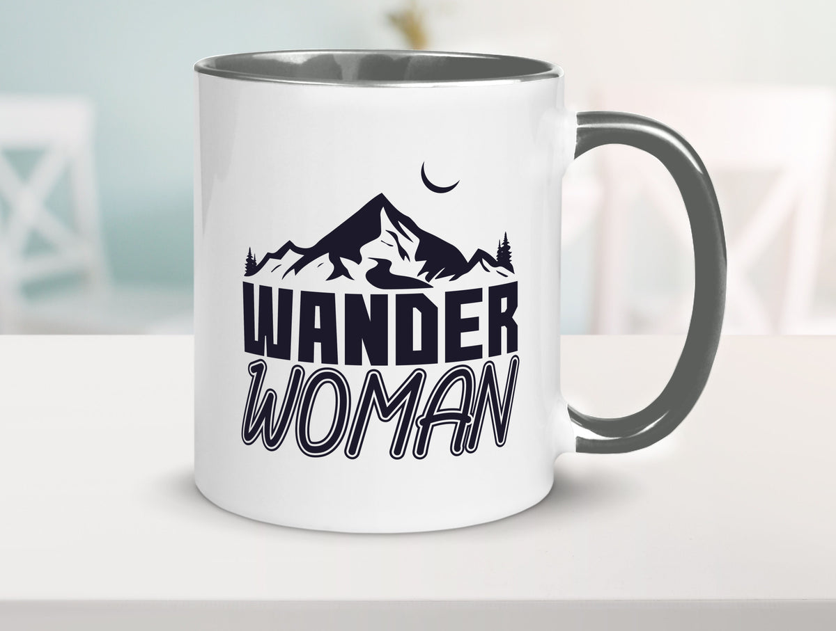 Wander Woman | Frauen Tasse Wanderer Bergsteigen lustig Familie Geschenkidee