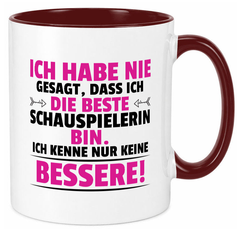 Die Beste Schauspielerin | Theater lustiger Spruch Geschenk Humor Geschenkidee