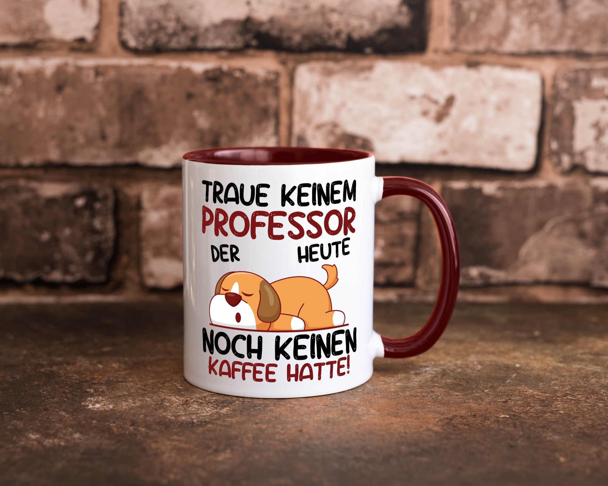 Traue keinem Professor | Uni Universität Geschenkidee Humor Tasse