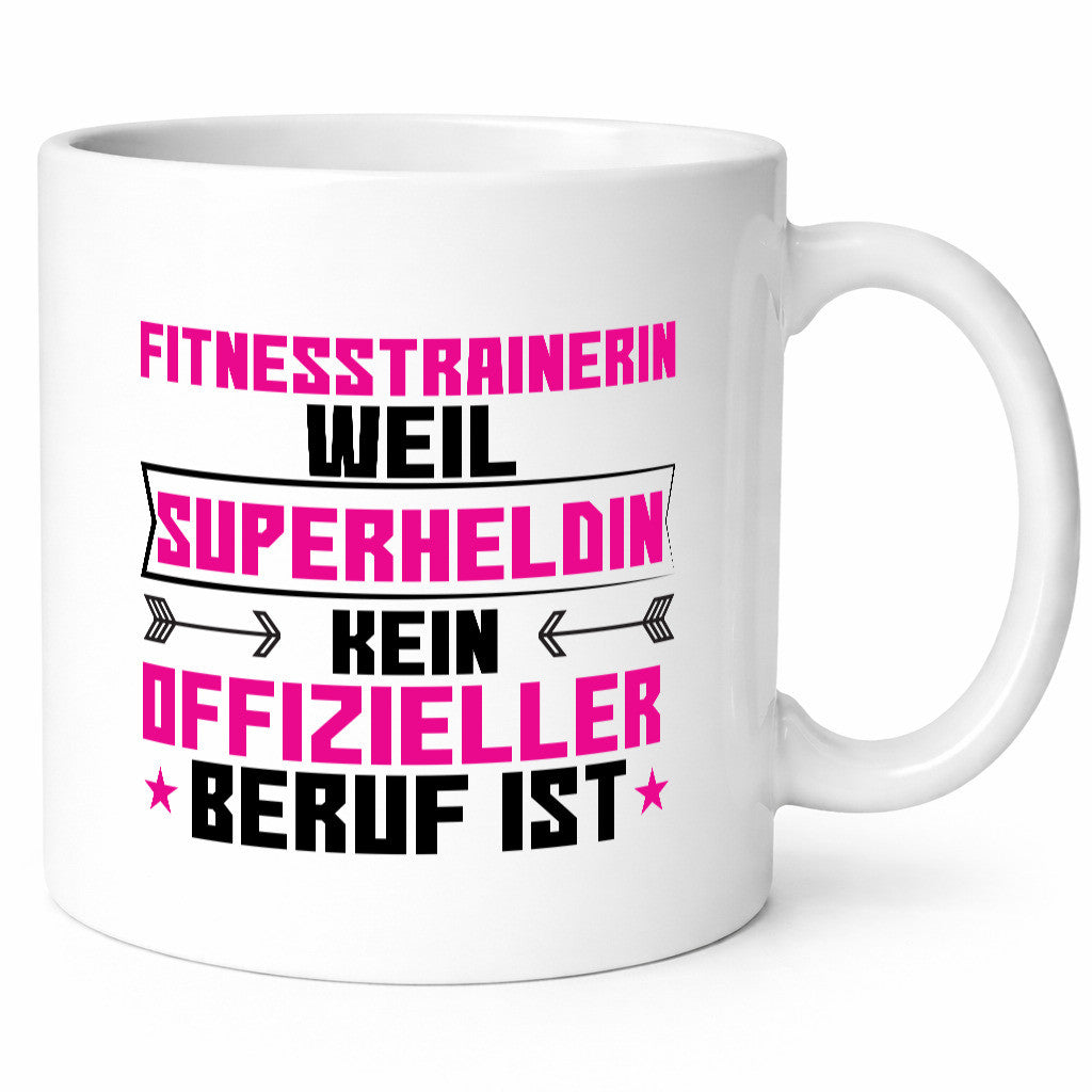 Superheldin Fitnesstrainerin | Trainerin Sport Geschenk Humor Geschenkidee