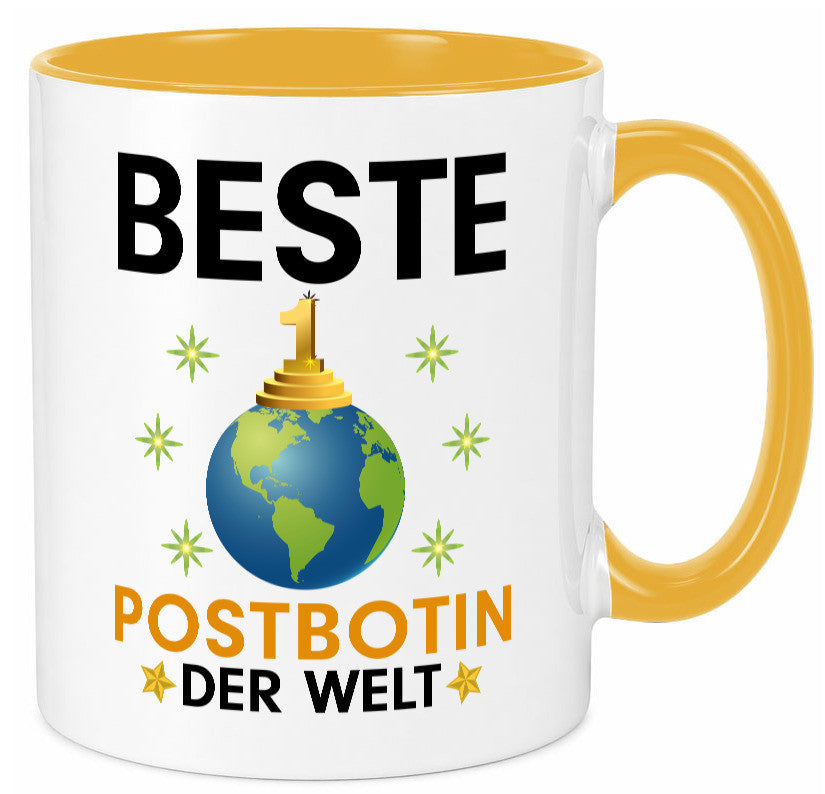 Welt Beste Postbotin | Beruf Post Briefträger Humor Arbeit Kollegen Büro Tasse
