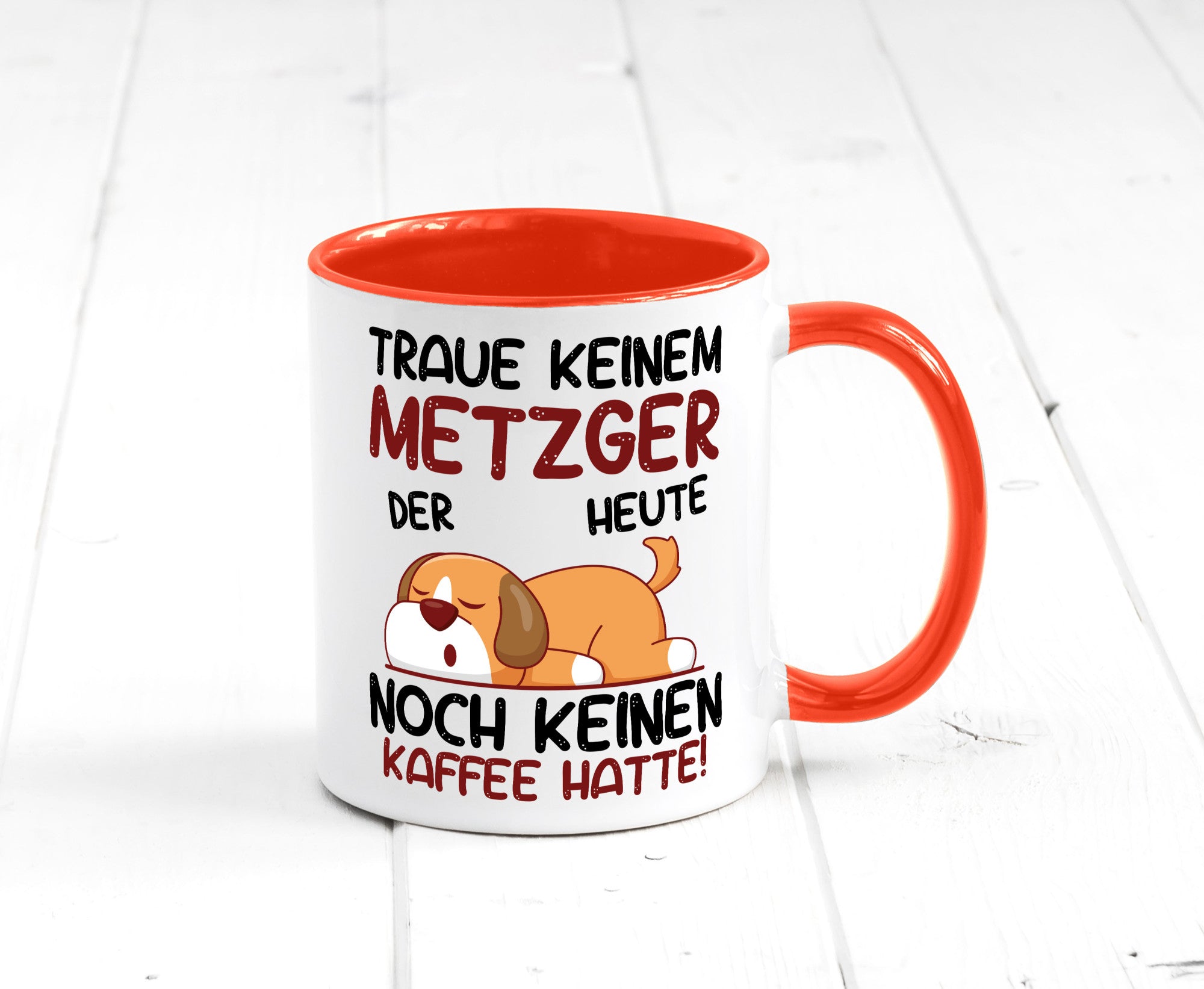 Traue keinem Metzger | Fleischer Metzgerei lustiger Spruch Geschenk Humor