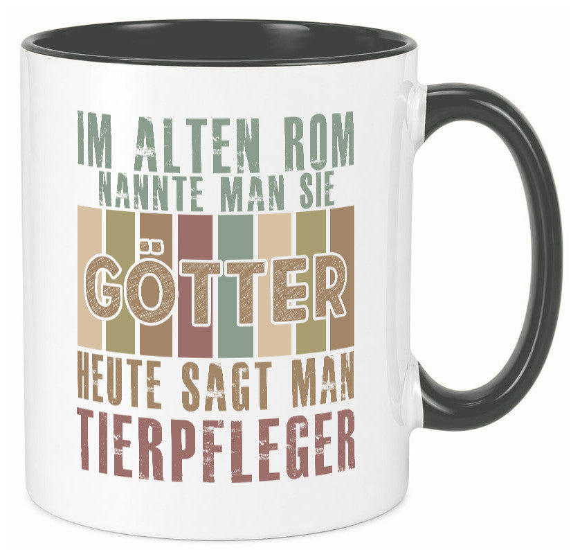 Heute sagt man: Tierpfleger | Pflegeberuf Tierheim lustiger Spruch Geschenk Tasse