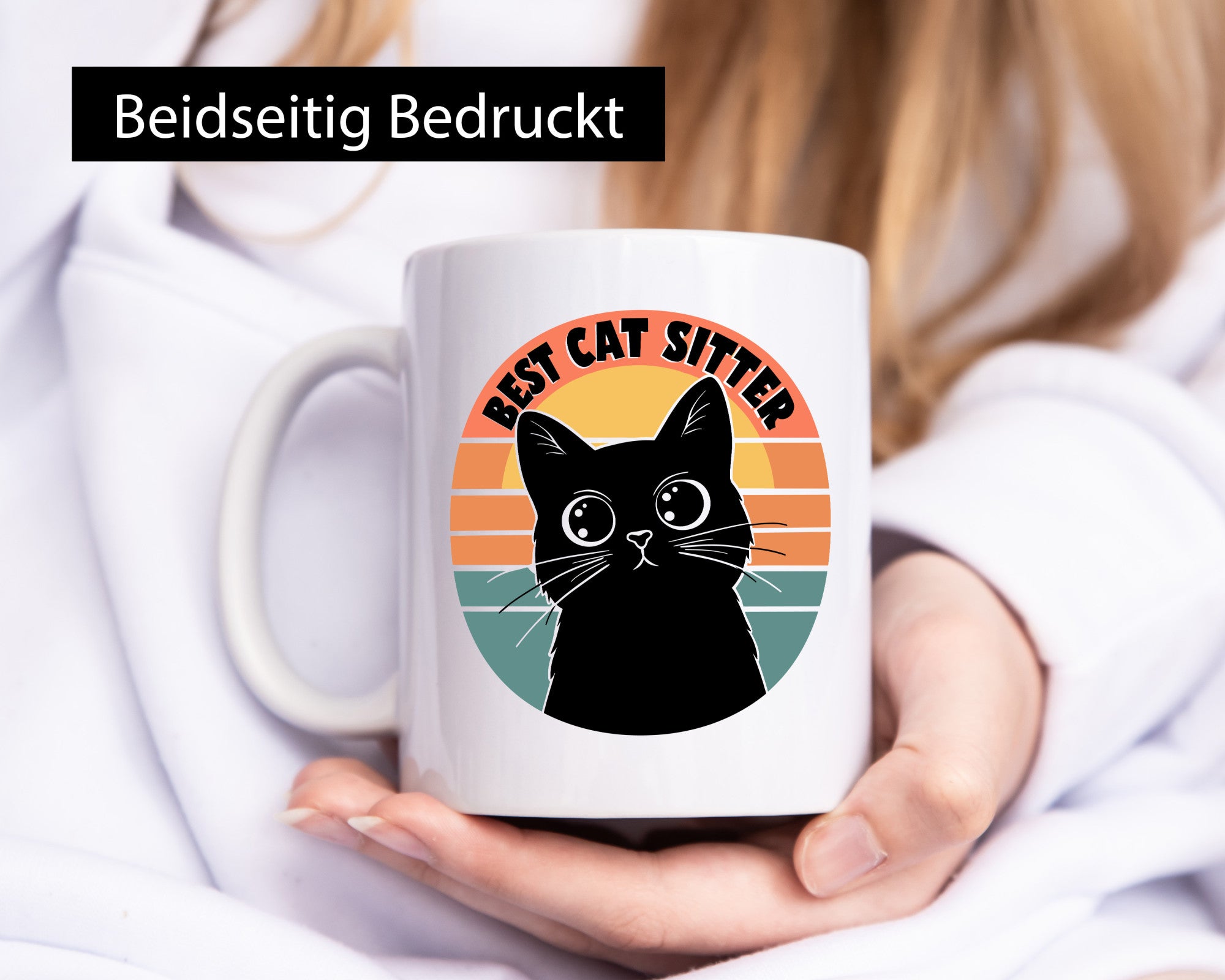 Bets Cat Sitter | Schwarze Katze Katzenliebhaber Geschenk Tierliebhaber Humor