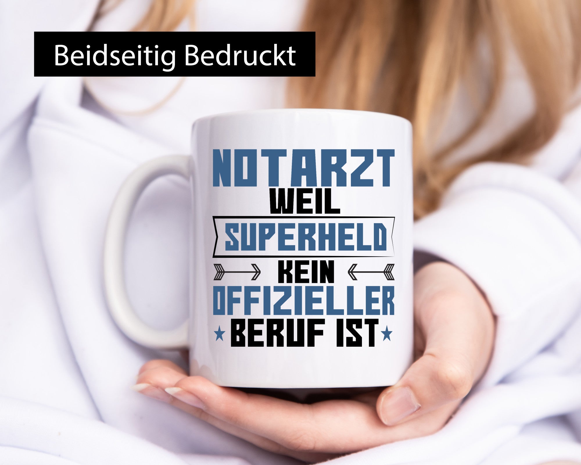 Superheld Notarzt | Arzt Humor Geschenkidee Tasse