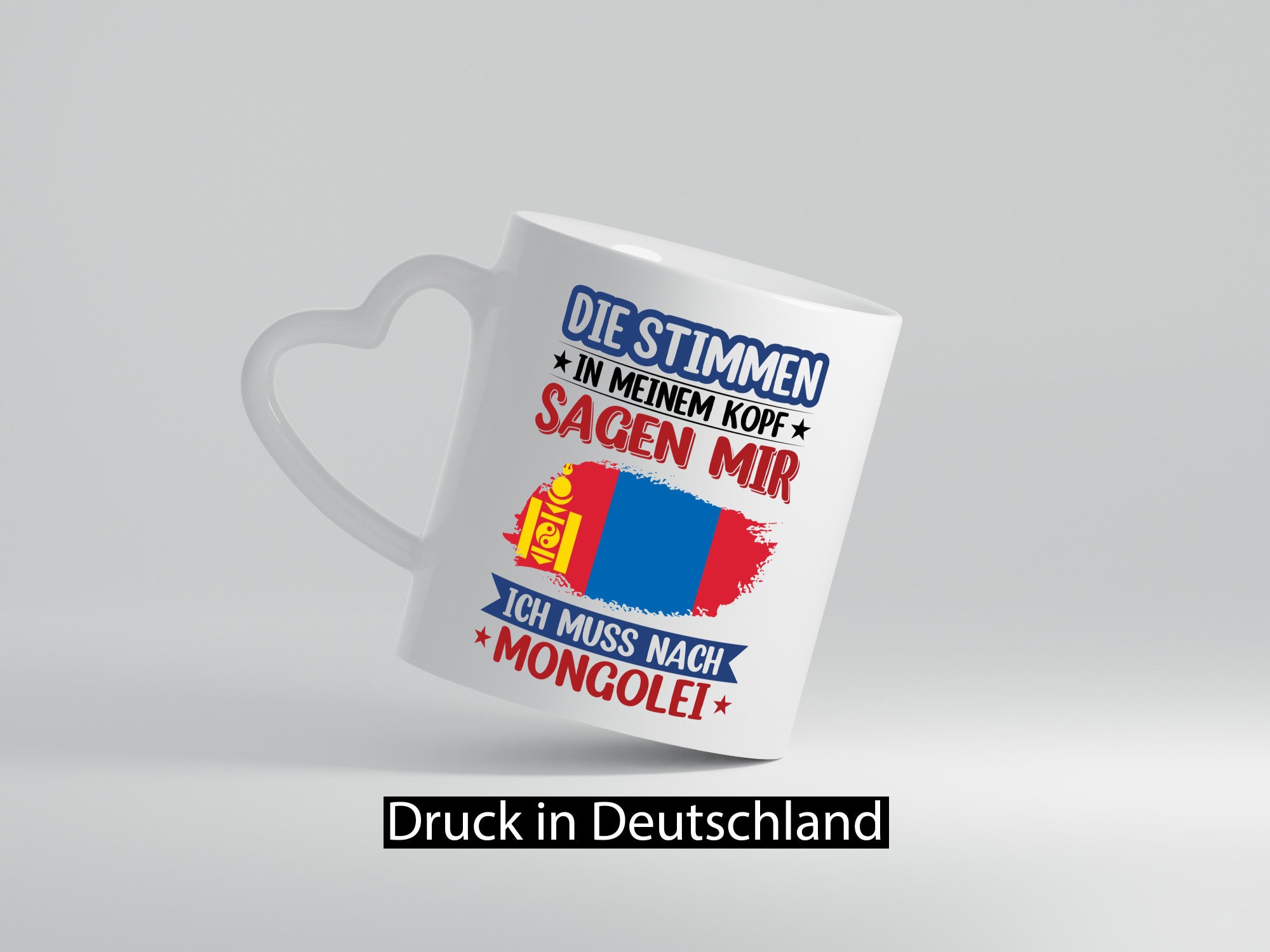 Mongolei | Urlaub Stimmen in meinem Kopf Traumland Geschenk Humor Geschenkidee