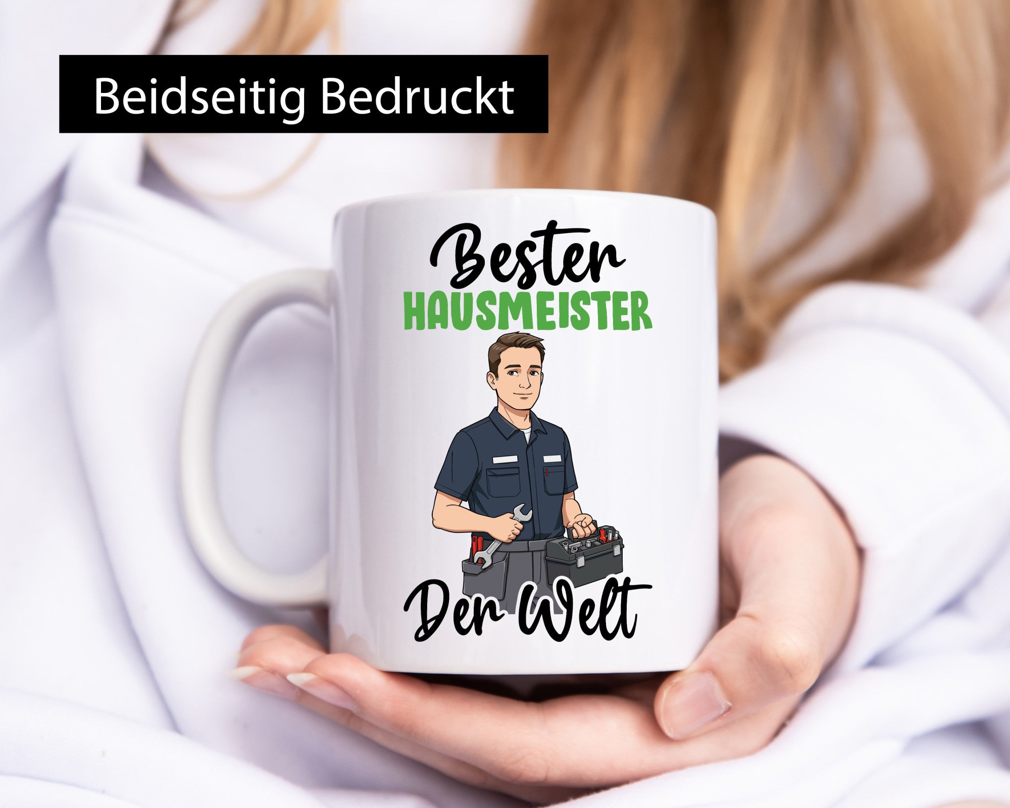 Bester Hausmeister | Hauswart v2 lustiger Spruch Geschenk Humor Geschenkidee