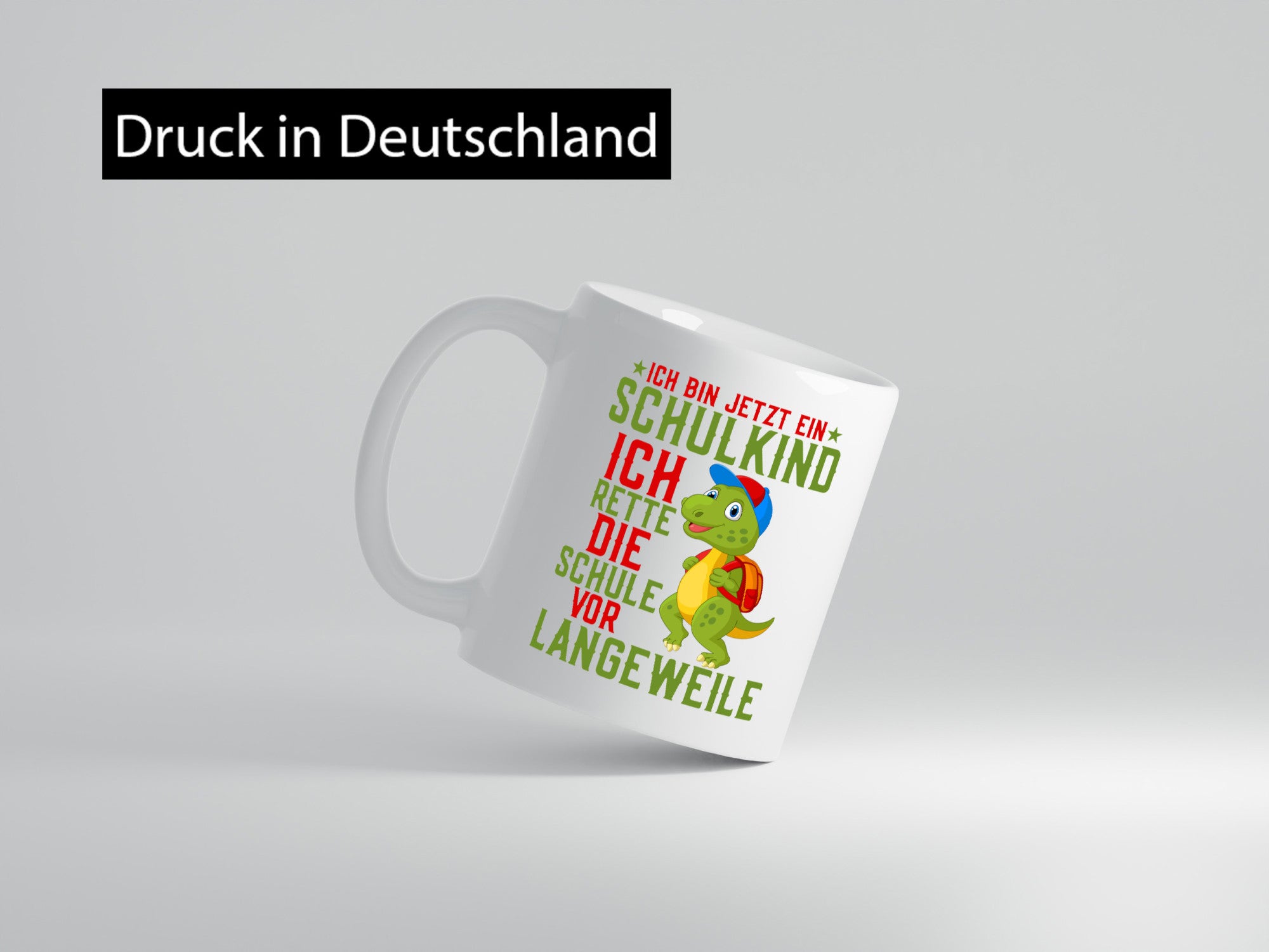 Schulkind | Langeweile Schulbeginn Comic Dinosaurier lustiger Spruch Geschenk