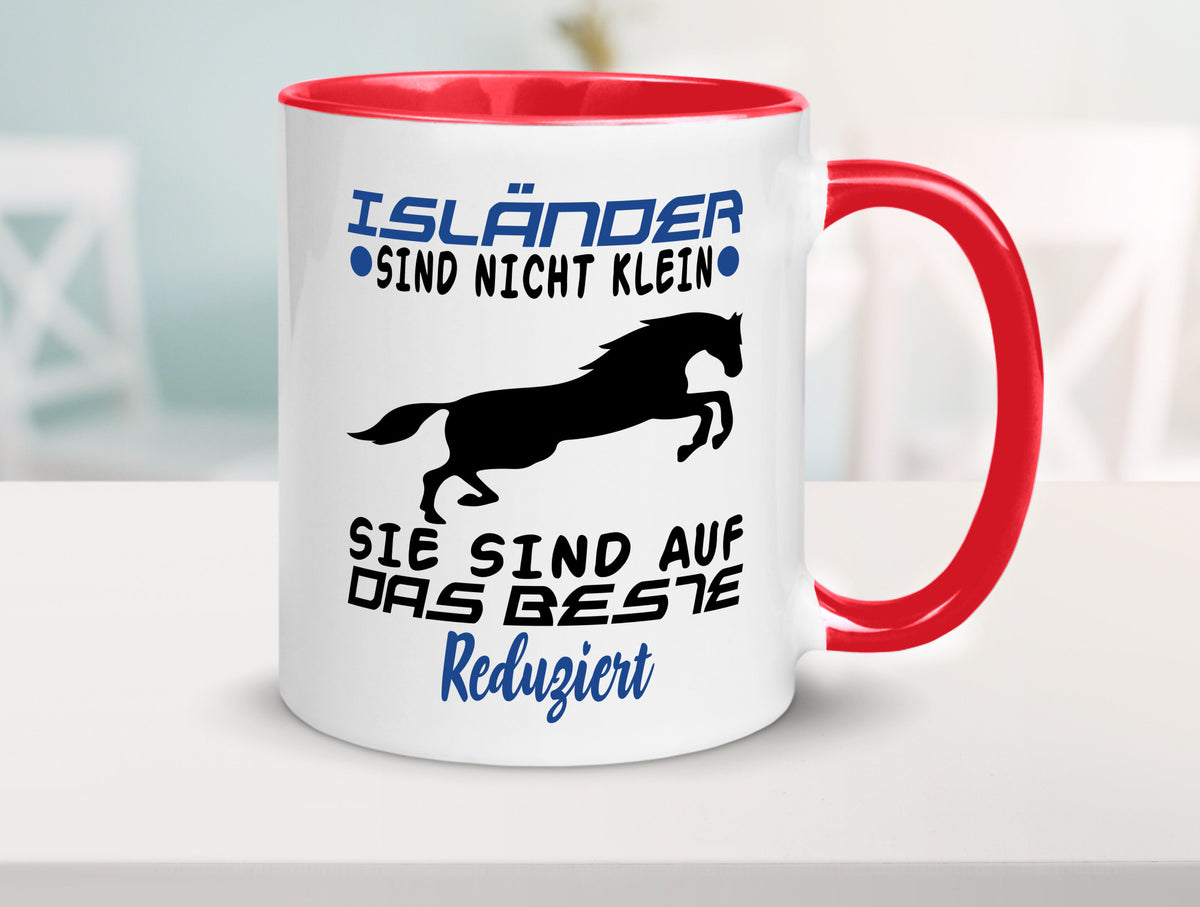 Isländer sind nicht klein | Auf das beste reduziert Geschenk Humor Geschenkidee Tasse