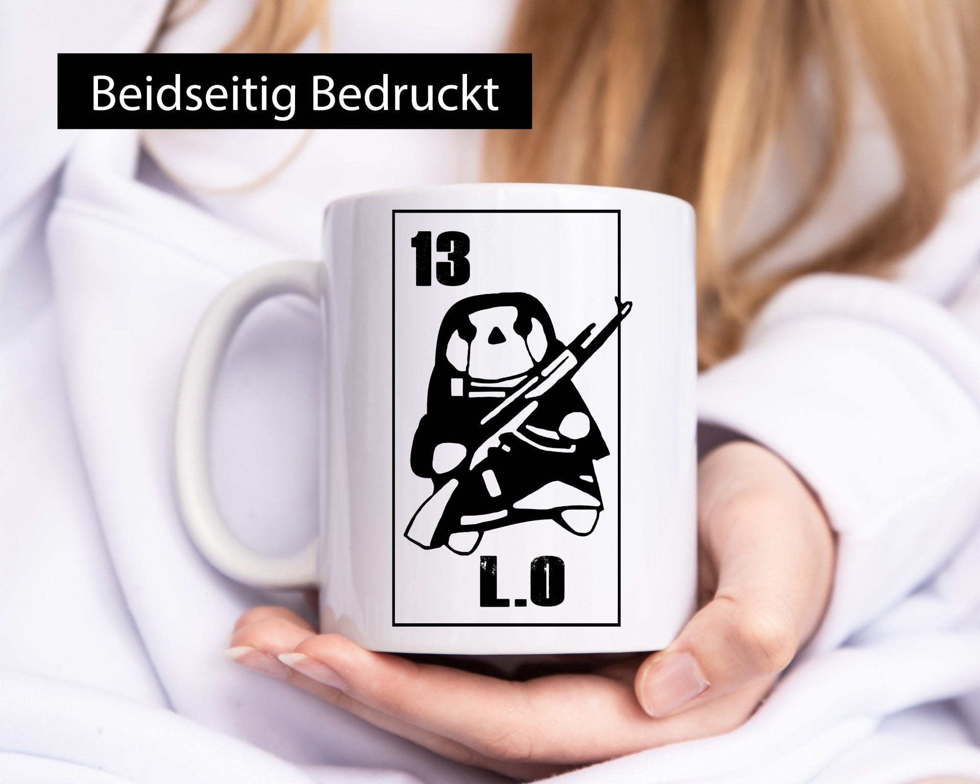 13 L.O lustiger Spruch Geschenk Humor Geschenkidee Tasse