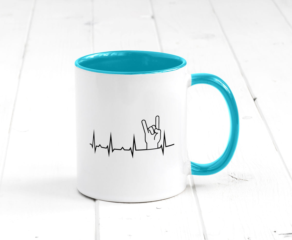 Heavy Metal Motiv | Rocker Musiker Rock Musik Geschenk Humor Geschenkidee Tasse