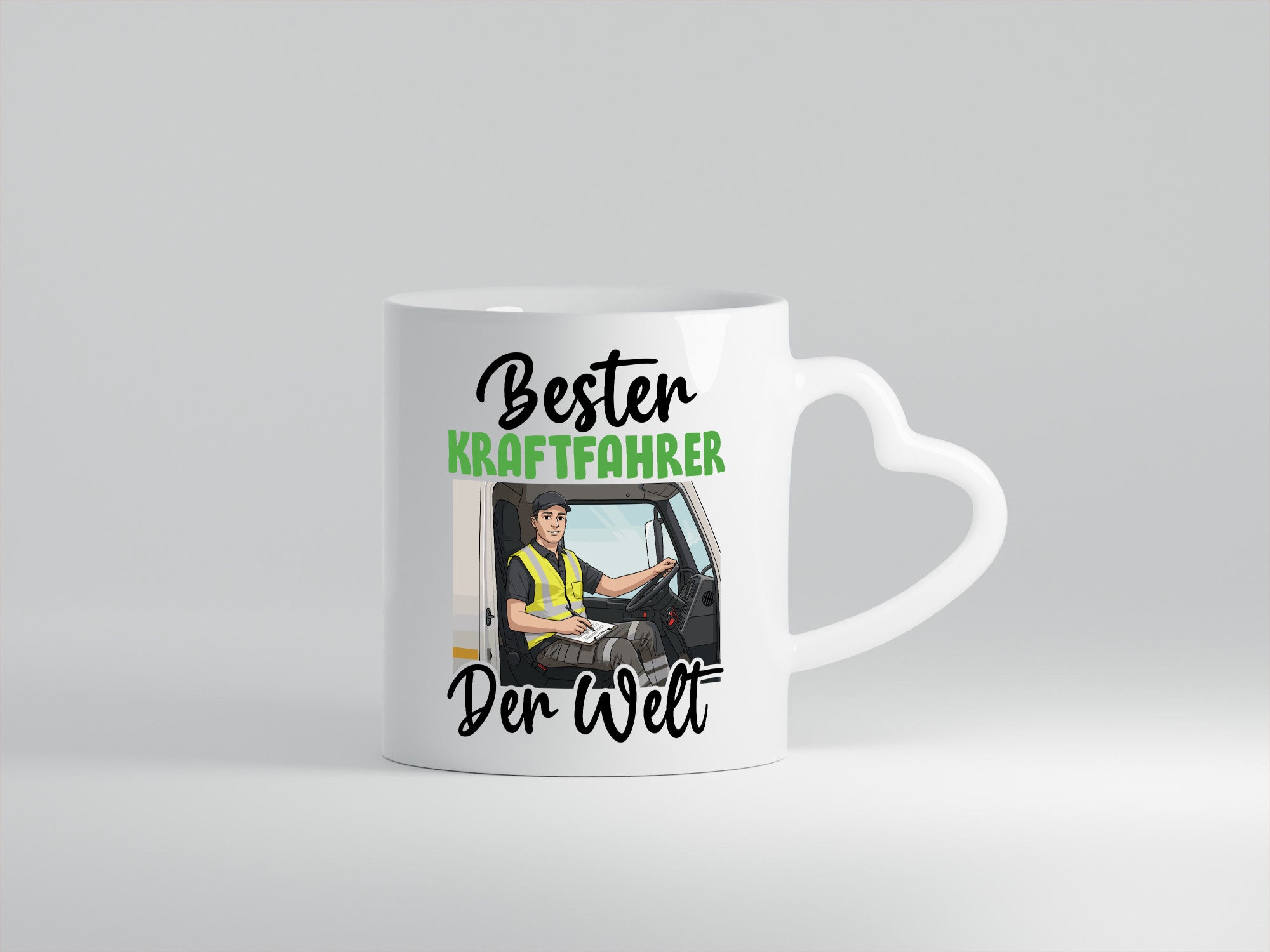 Bester Kraftfahrer | Lastwagen LKW Fahrer v2 Humor Geschenkidee Tasse