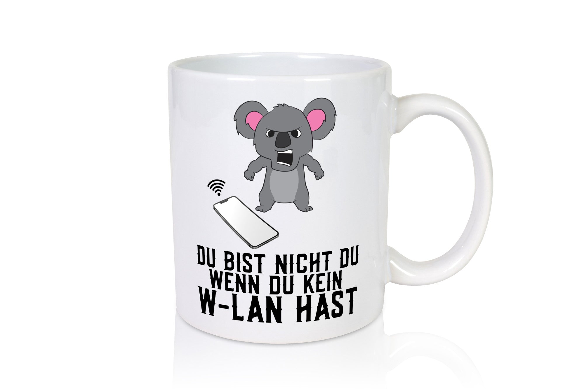 Du bist nicht | wütender Bär WLAN Computer Nerd Geschenkidee Humor Tasse