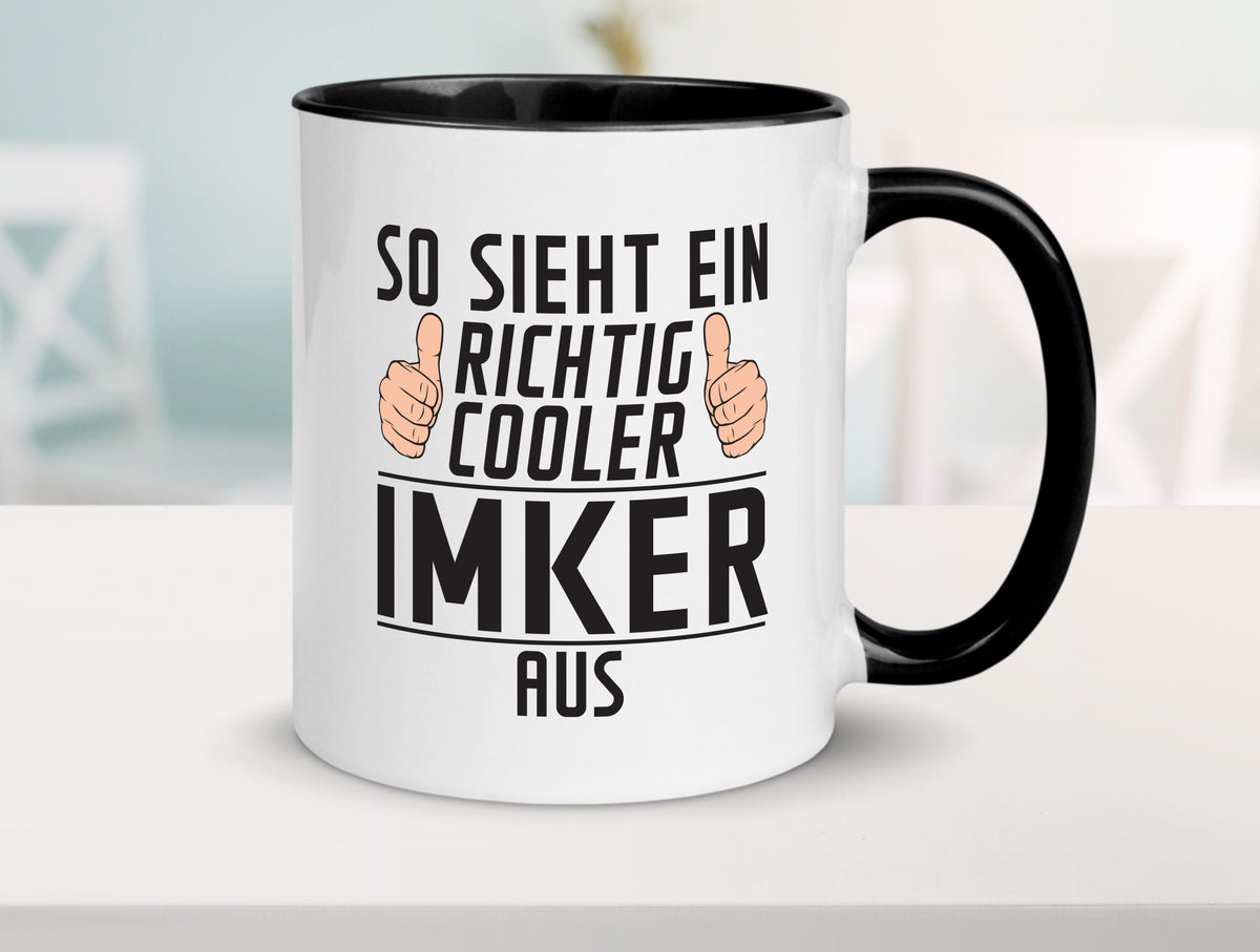 Richtig Cooler Imker | Imkerei Geschenkidee Humor Tasse