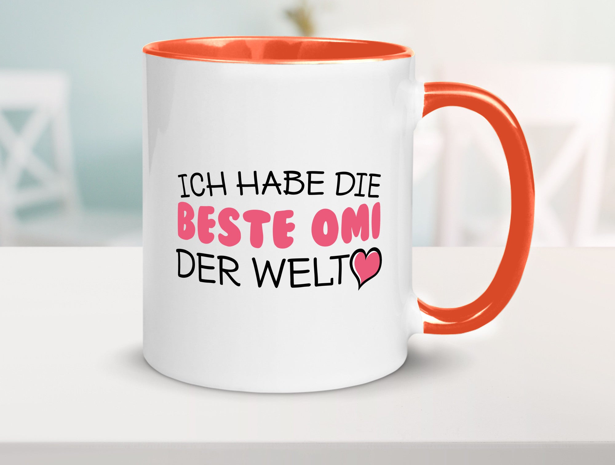 Beste Omi der Welt | Oma Tasse Geburtstag Muttertag lustig Familie Geschenkidee