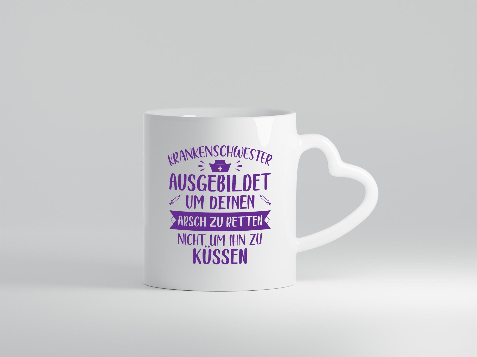 Ausgebildet um deinen Arsch zu retten | Spritzen Geschenk Humor Geschenkidee