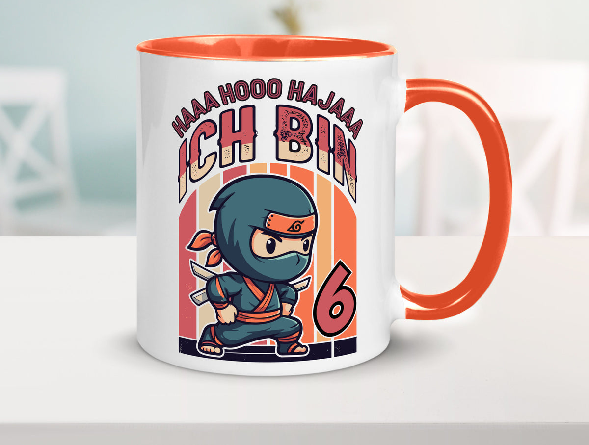 6. Geburtstag | Ninja Junge 6 Jahre Humor Geschenkidee Tasse