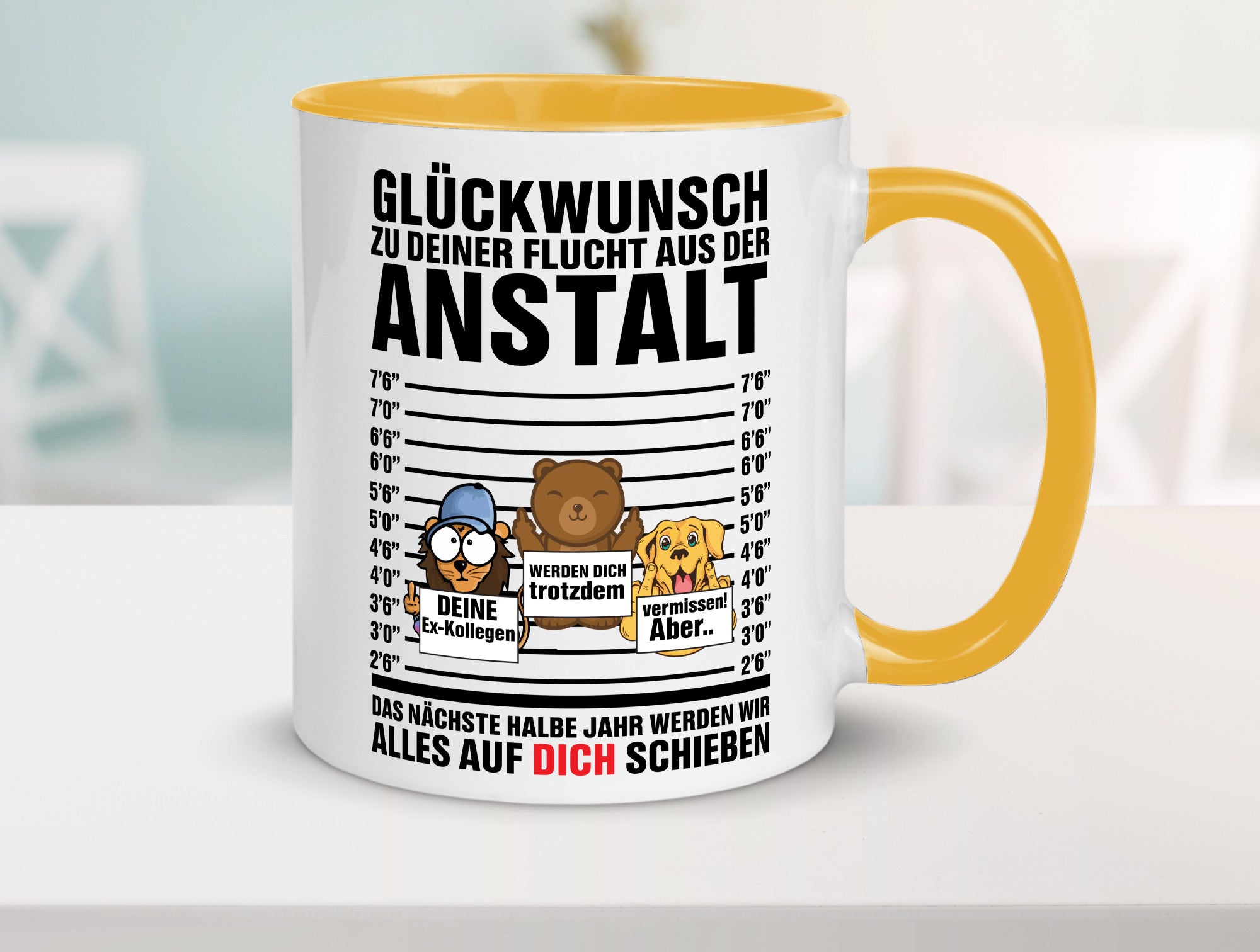 Glückwunsch zur Flucht | Arbeitskollegen Berufswechel Humor Arbeit Kollegen